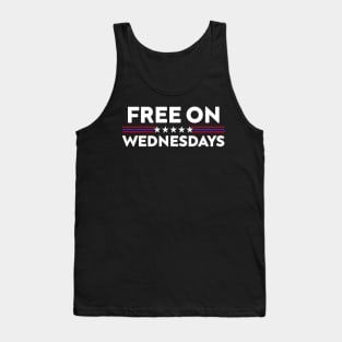 Free On Wednesdays Funny Biden Tank Top